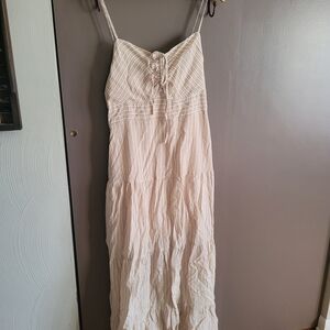 Elegant Cream Maxi Dress